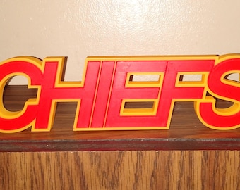 Nfl team signs  KANSAS CITY CHIEFS sign Name Plate, Nfl team nameplate/sign, Kansas City Chiefs Sign