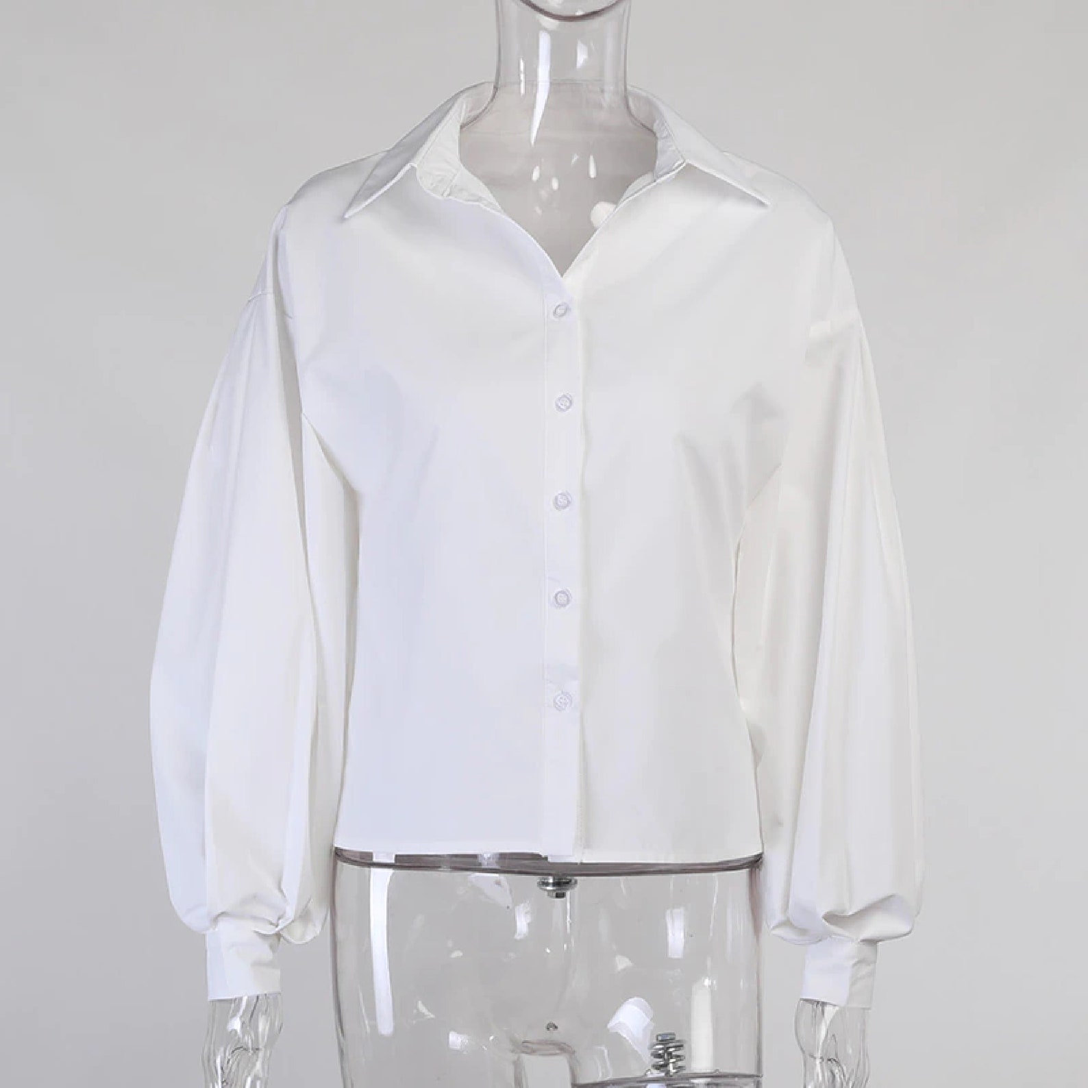 White Blouse Lantern Sleeve Blouse Pirate Shirt Puff Sleeve - Etsy