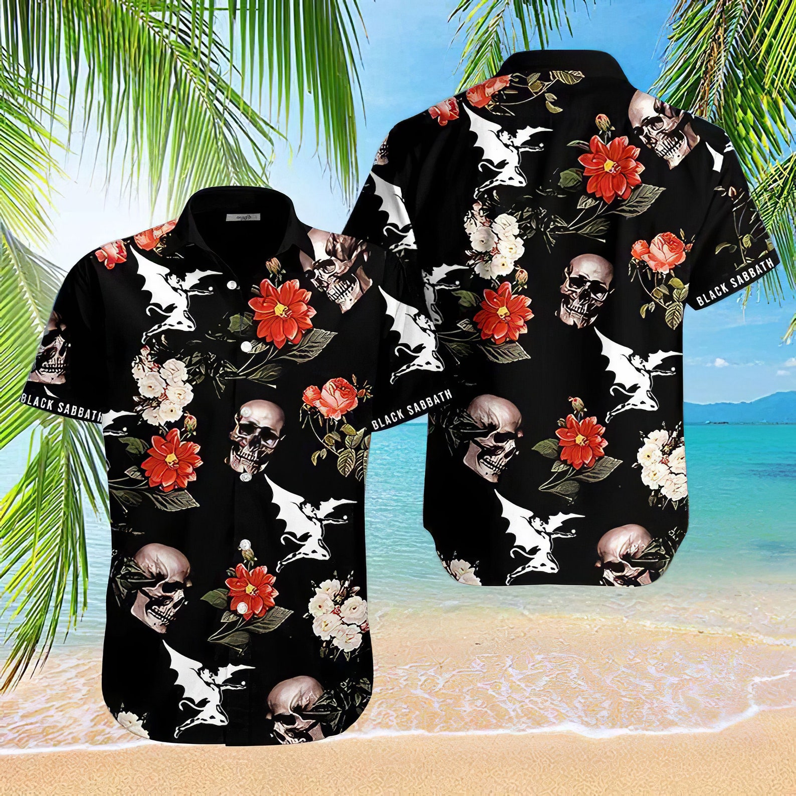 metal hawaiian shirt