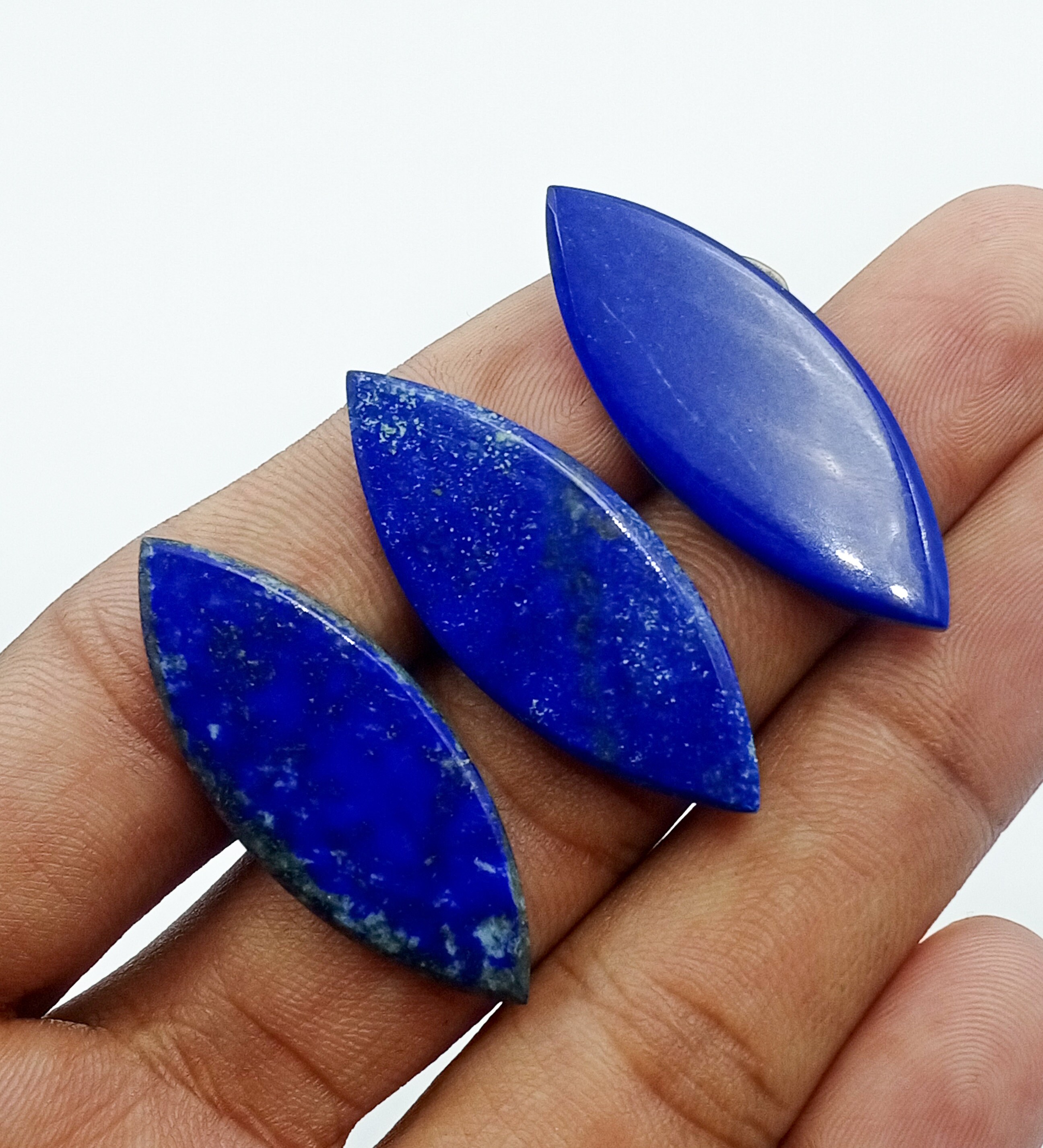 Lapis Lazuli Natural High Polished Handmade Gemstone Making Etsy UK