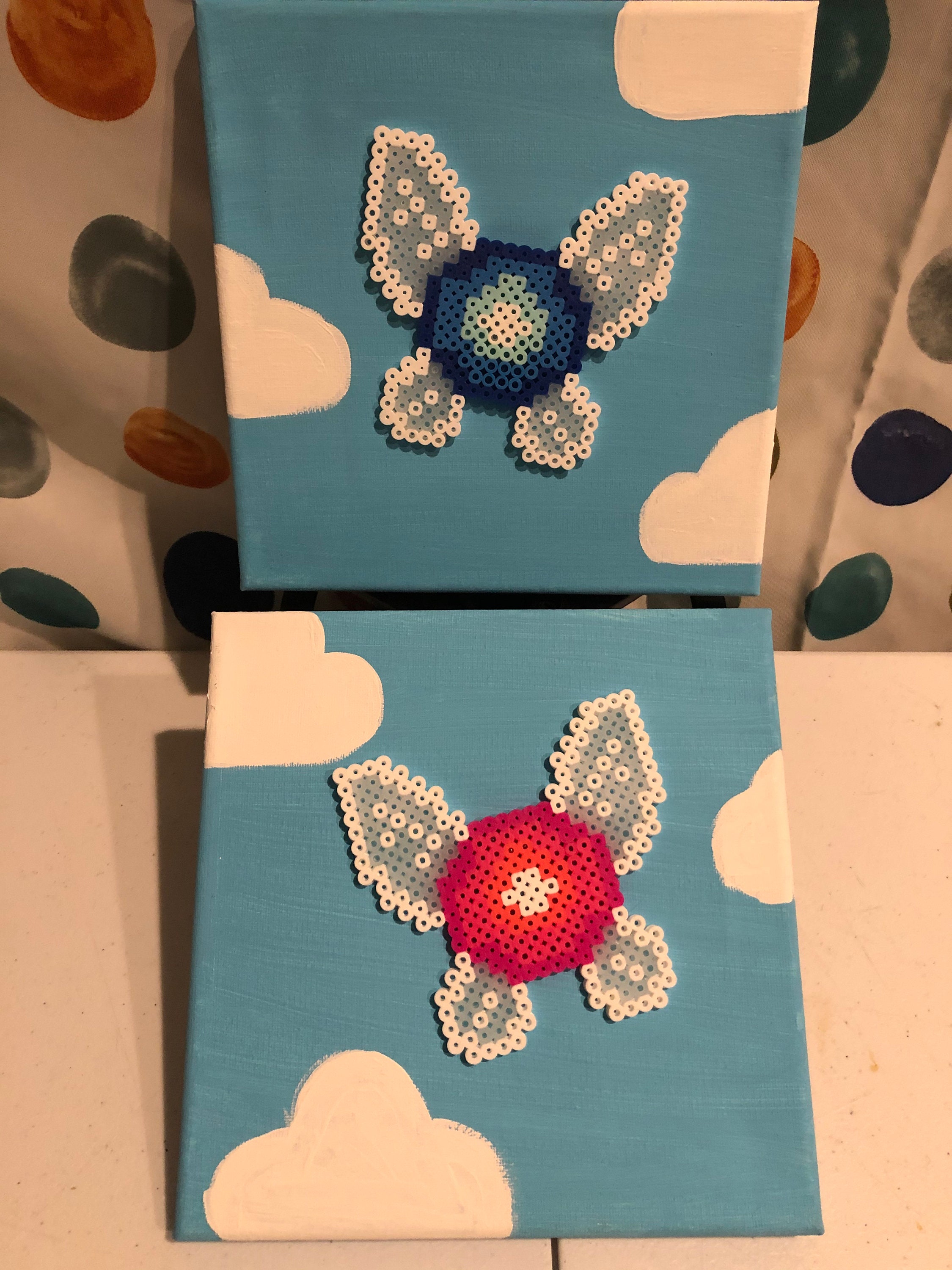 Zelda Fairies Perler Bead Canvas Art Etsy