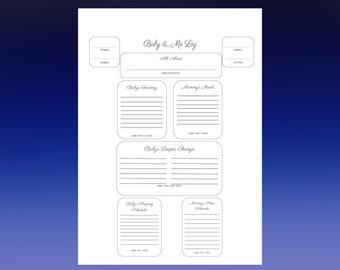 Baby & Me Printable Log: 1st year