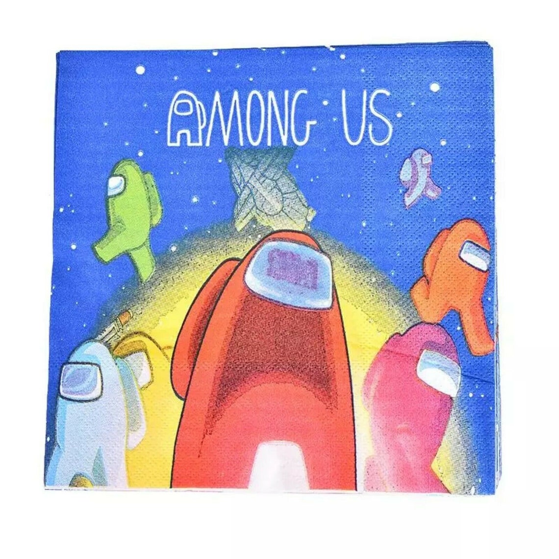 50PCS AMONG US Birthday Party Bundle. Cups Plates Napkins Etsy