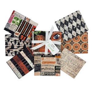 Tim Holtz Frightful FQ Bundle 7pcs. FreeSpirit Fabrics