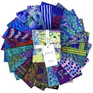 Kaffe Fassett August 2022 Cool 20pc Fat Quarter FreeSpirit Fabrics