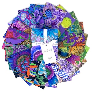 Kaffe Fassett FQ Bundle August 2021 Dark 20pc Fat Quarter FreeSpirit Fabrics
