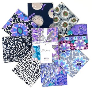 Kaffe Fassett FQ Bundle August 2021 Contrast 8pc Fat Quarter FreeSpirit Fabrics