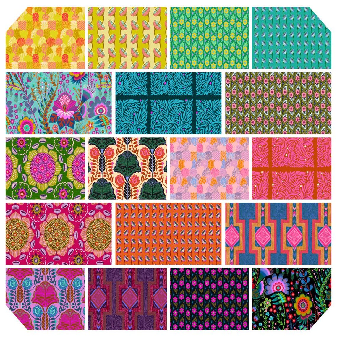 Anna Maria Textiles - Brave - Labyrinth - Ruby - Sold by the Half Yard ...