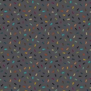 Rachel Hauer - Garden Bed - Ants - Gray - PWRH108.GRAY - Sold by the Half Yard