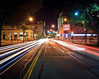 Green Street, Campus Town, University of Illinois at Urbana-Champaign, Illinois -- Photography Print, UIUC, Wall Decor, Home Decor, Wall Art