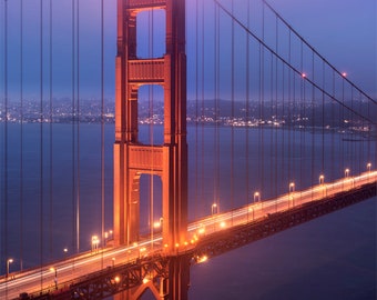 Photograph of the Golden Gate Bridge, San Francisco, California (up to 20x30 inches) -- Photography Print, Wall Decor, Home Decor, Wall Art