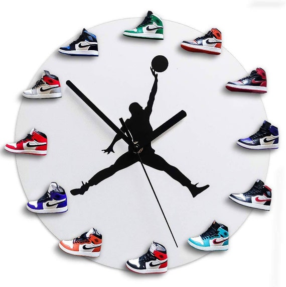 mini jordans clock