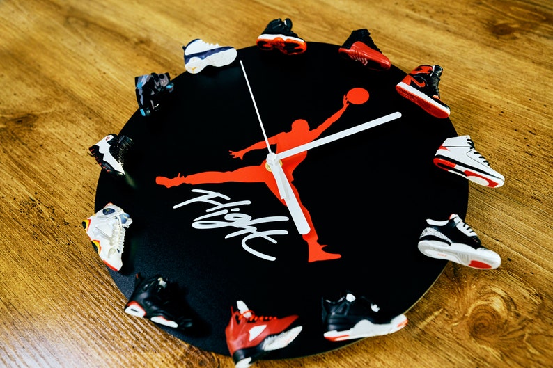 air jordan wall clock