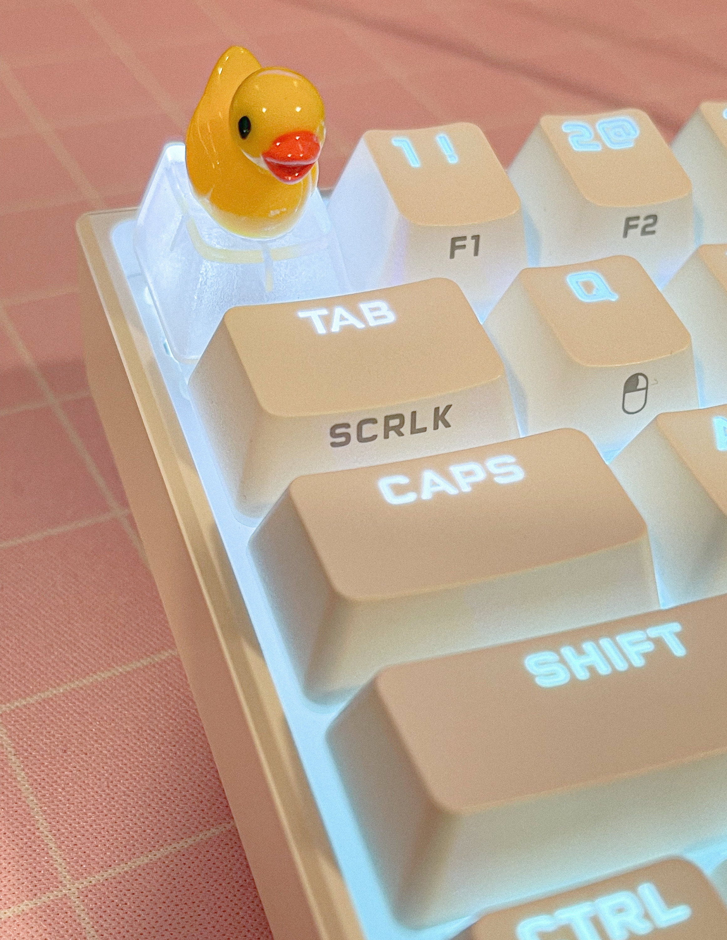 Duck Keycap Rubber Duck Keycap yellow or White Etsy Australia