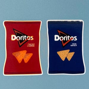 Doritos Chips Stickers (Nacho, Cool Ranch, und mehr)