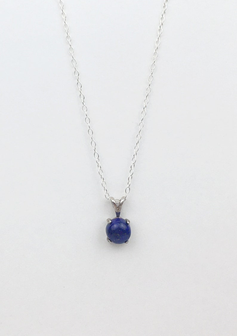 Genuine Blue Lapis Lazuli Libra Necklace Lapis Lazuli Necklace