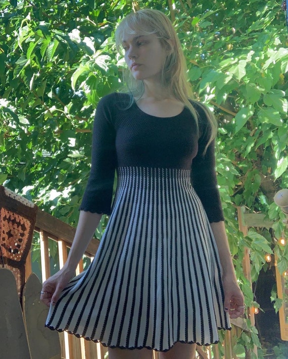 Striped Sweater Dress by Calvin Klein, Like new co