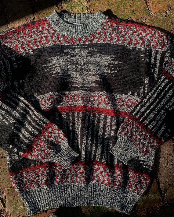 80’s Sostanza Fashion Police Tribal Sweater