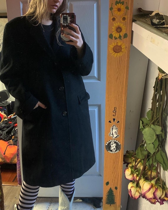 Cashmere coat mens store full length