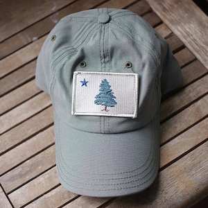 1901 Maine Flag Insect Repelling Baseball Cap