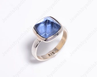 Art Deco Tansanit Zuckerhut Ring-Statement Vintage Ring-925 Sterling Silber Ringe-Damen Ringe-Tansanit Schmuck-Geschenk-Geburtsstein Ring