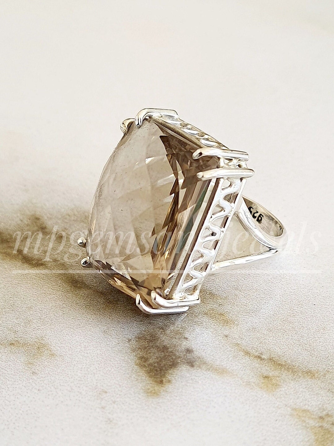Smoky Quartz Ring,925 Sterling Silver Ring, Handmade Ring, Womens Ring, Large Natural Quartz Gemstone Ring, Bohemian Ring, Statement Ring - Etsy Smoky Quartz Ring,925 Sterling Silver Ring, Handmade Ring, Womens Ring, Large Natural Quartz Gemstone Ring, Bohemian Ring, Statement Ring - Etsy