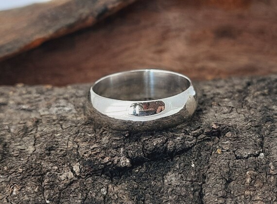925 sterling silver ring,Solid Silver Band Ring f… - image 3