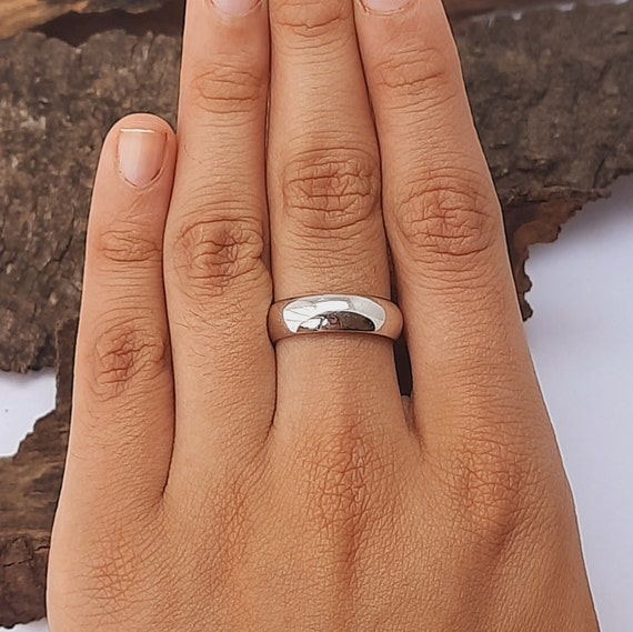 925 sterling silver ring,Solid Silver Band Ring f… - image 2
