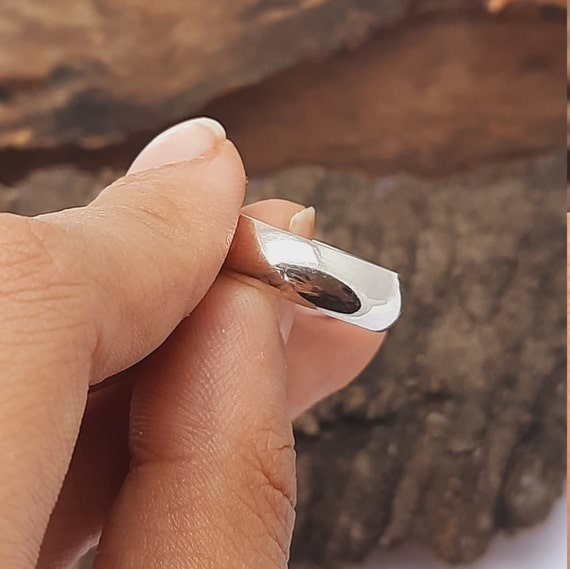 925 sterling silver ring,Solid Silver Band Ring f… - image 5