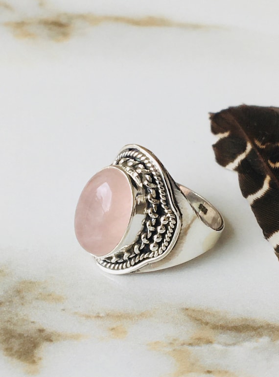 Etsy quartz ring best sale
