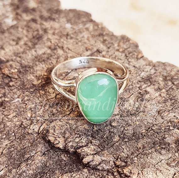 Crisoprasa anillo new arrivals