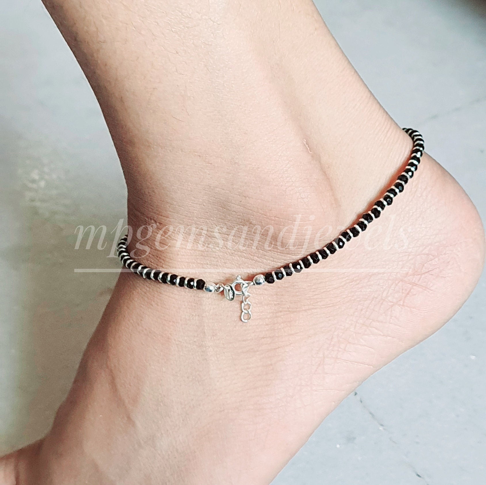 Beaded Anklet Bracelet De Cheville Femme Chaine Cheville 7th Anniversary  Gift 