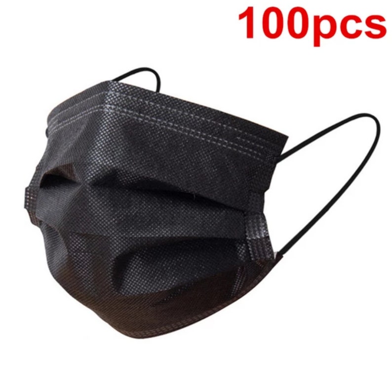 Face mask In Stock 100 Pcs Disposable Mondmasker Earloop Face Etsy