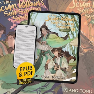 The Scum Villains Self-Saving System  Ren Zha Fanpai Zijiu Xitong Light Novel (Volumes 1-4) | English EPUB & PDF | Digital Download | BL