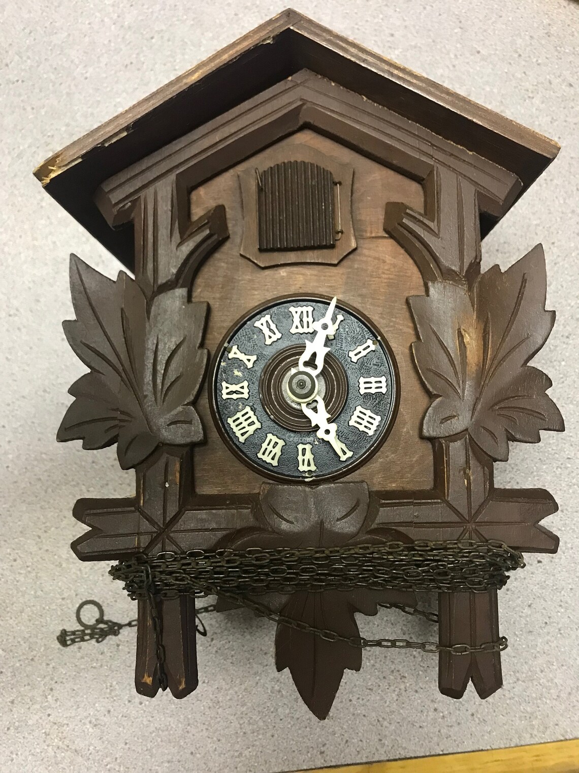 Handcrafted Cuckoo Clock Made by in Germany by Welby Corp Circa 1970's