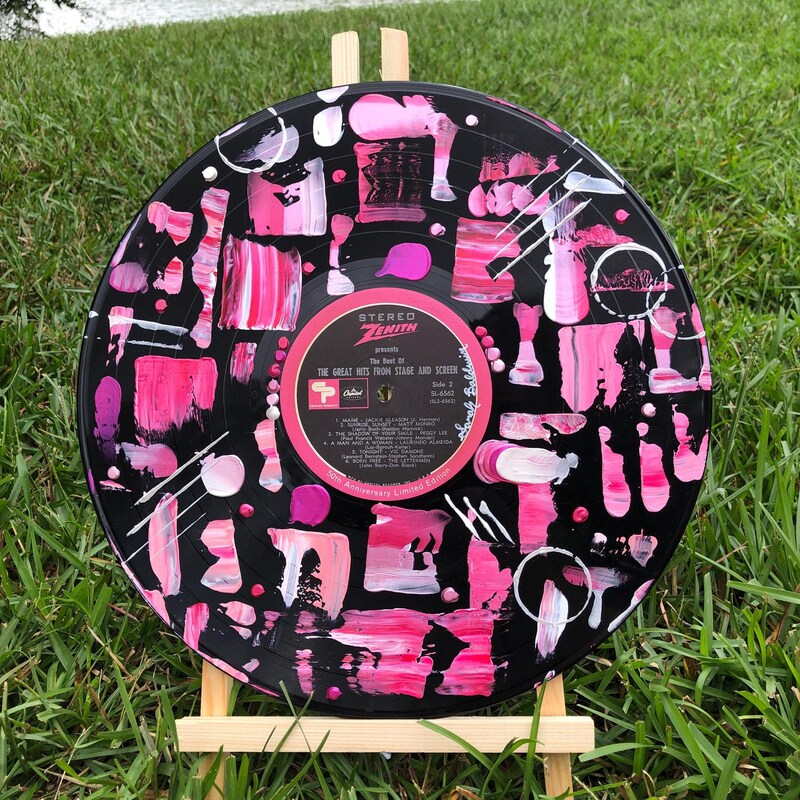 Painted Records Vinyl - Etsy