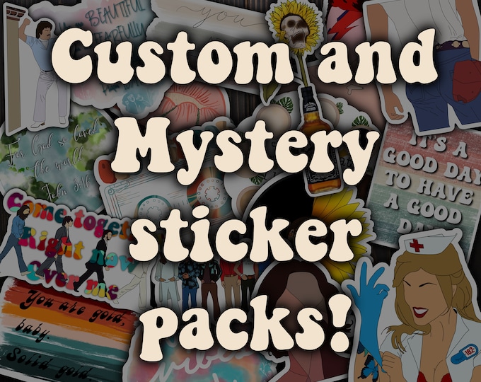 Build your own sticker pack customized sticker pack choose your own