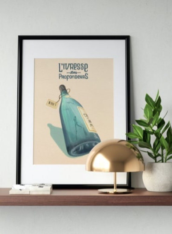 Affiche 29x40cm L'ivresse Des Pronfondeurs | Sans Cadre