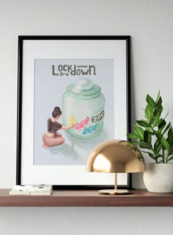 Affiche 29x40cm Lockdown | Sans Cadre