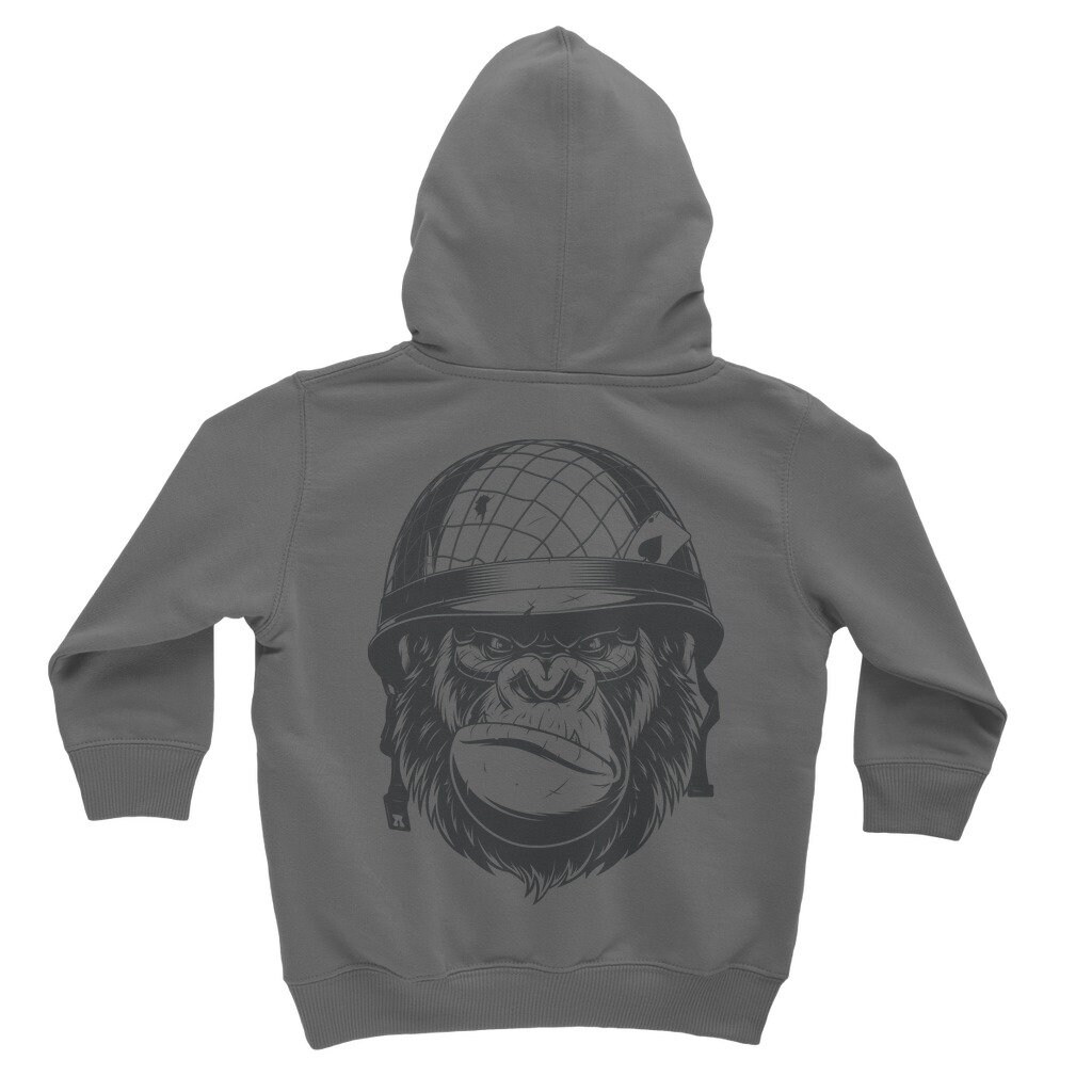 Military Gorilla Classic Kids Hoodie - Etsy UK