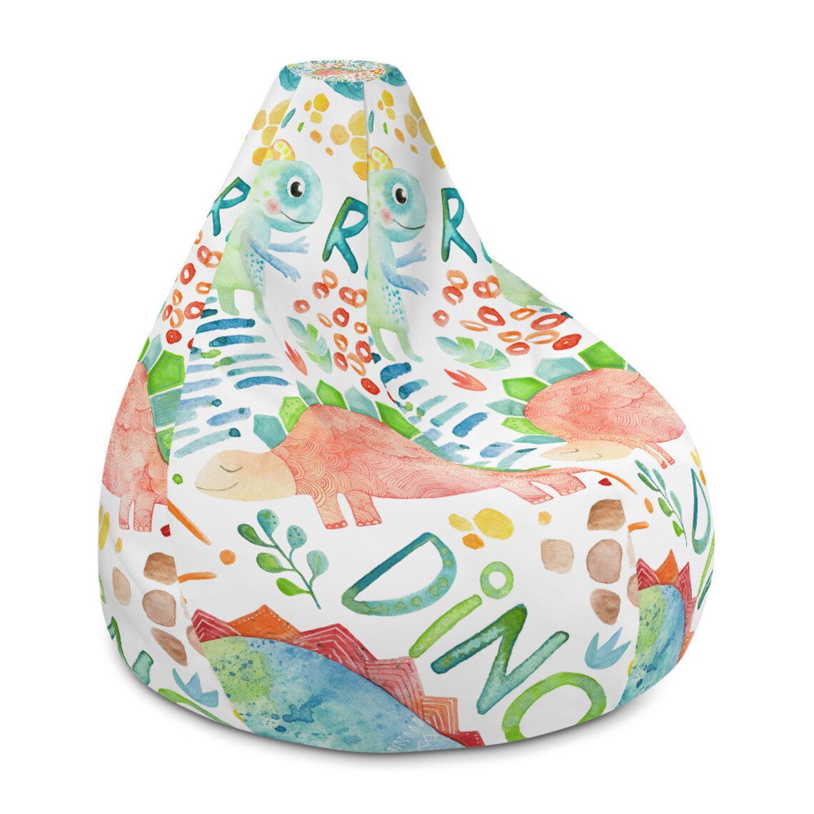 Dino Bean Bag Chair Cover Etsy