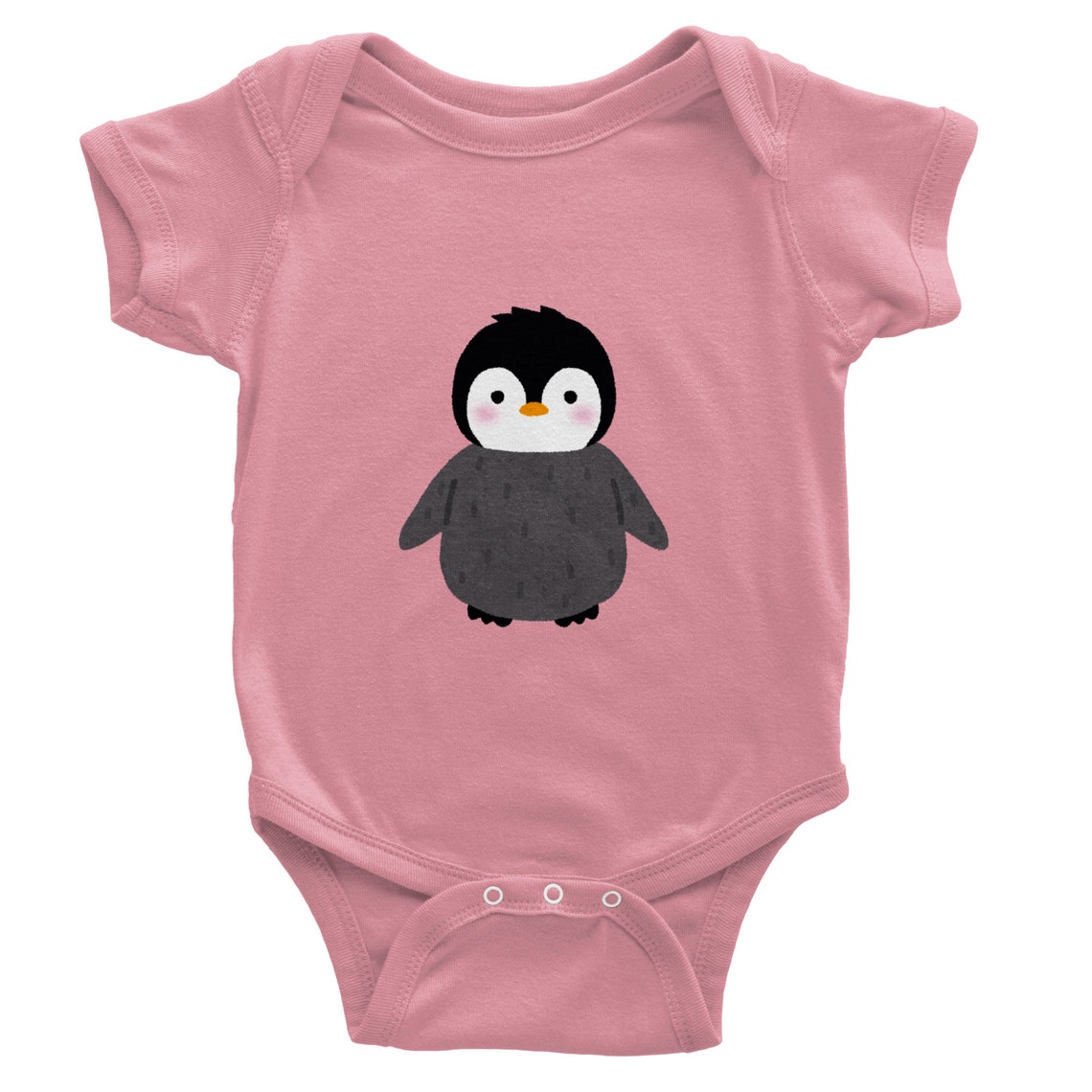 Baby Penguin Classic Baby Short Sleeve Onesies - Etsy