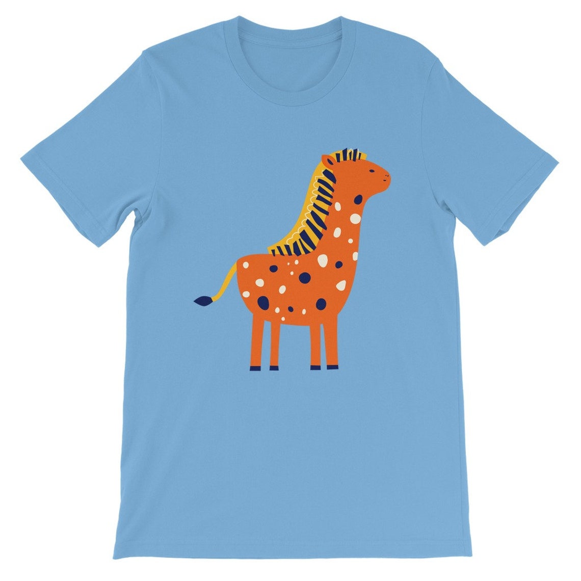 Giraffe Premium Kids Tshirt Etsy UK
