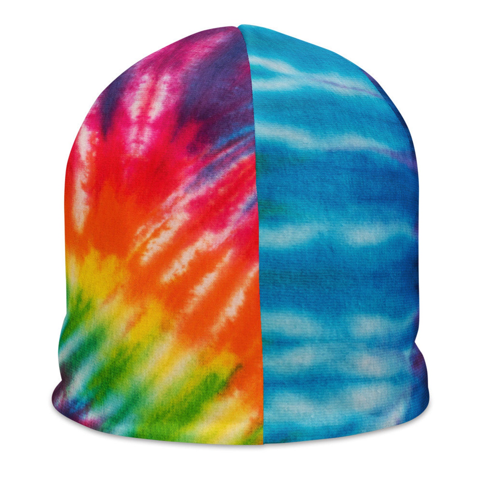 Rainbow Tie Dye Beanie Etsy