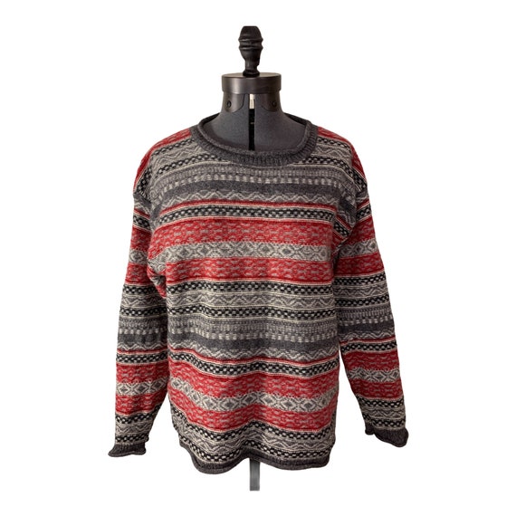 Vintage ESPRIT Fair Isle Pullover Wool Sweater