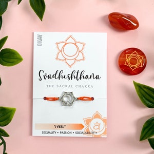 Chakra, Sacral Spiritual Wish Bracelet Svadhishthana image 3