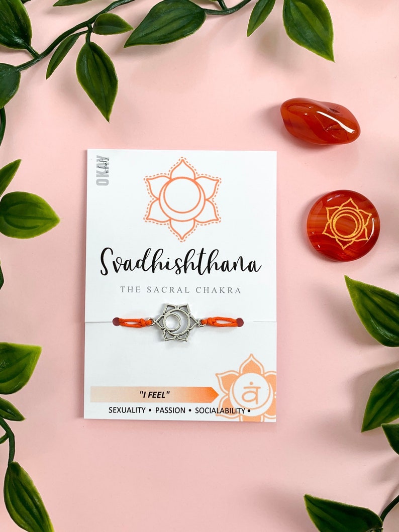 Chakra, Sacral Spiritual Wish Bracelet Svadhishthana image 3