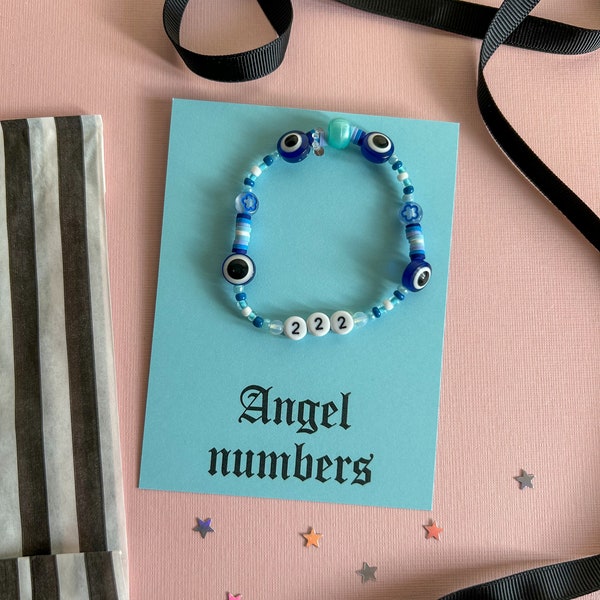 Angel Numbers | 222 | Stretch Bead Bracelet