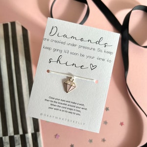 Wensarmband | Diamant | Jouw beurt om te schitteren