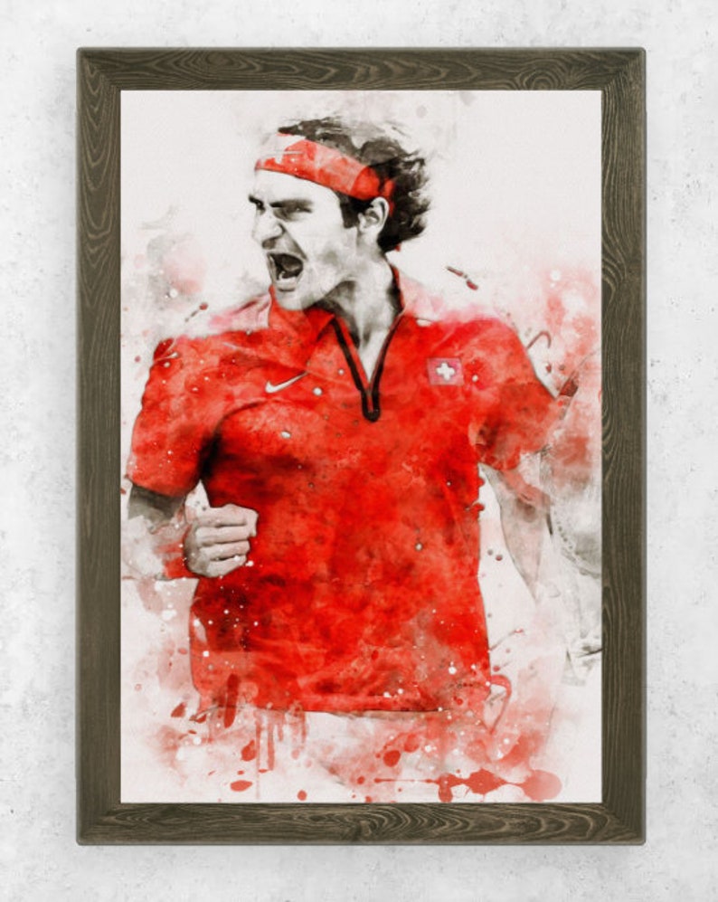 No Frames 13 Roger Federer Poster Art painting Wall Art Prints Home Decor